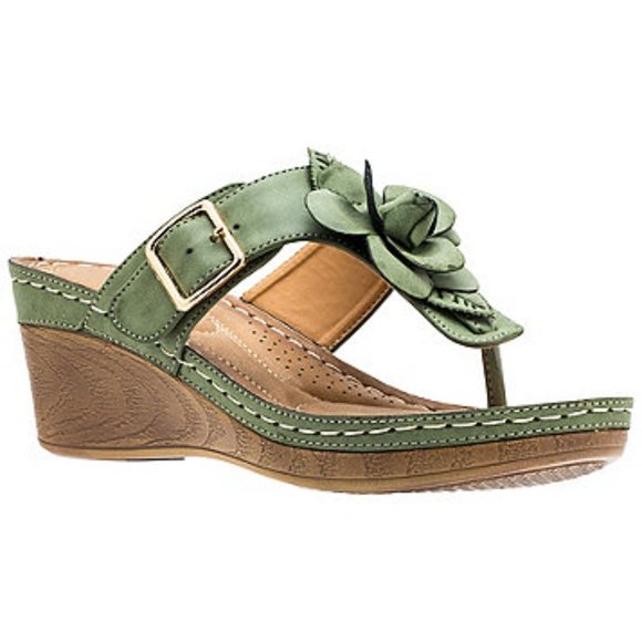 GC Shoes - GC Shoes Women's Flora Wedge Sandal